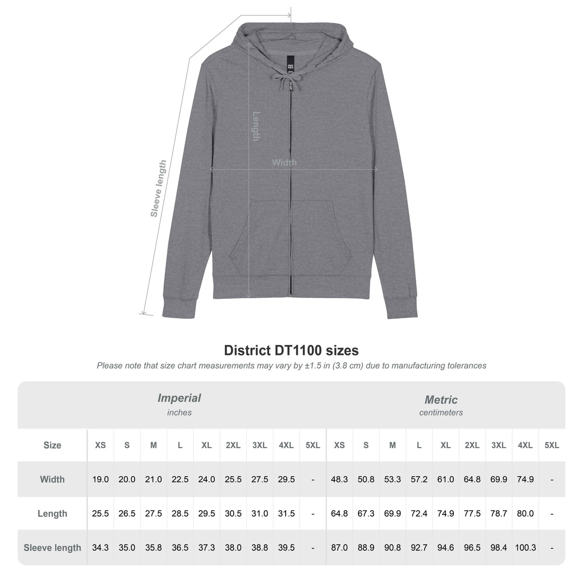Black Full-Zip Hoodie with 'Private Operations' Chest Logo