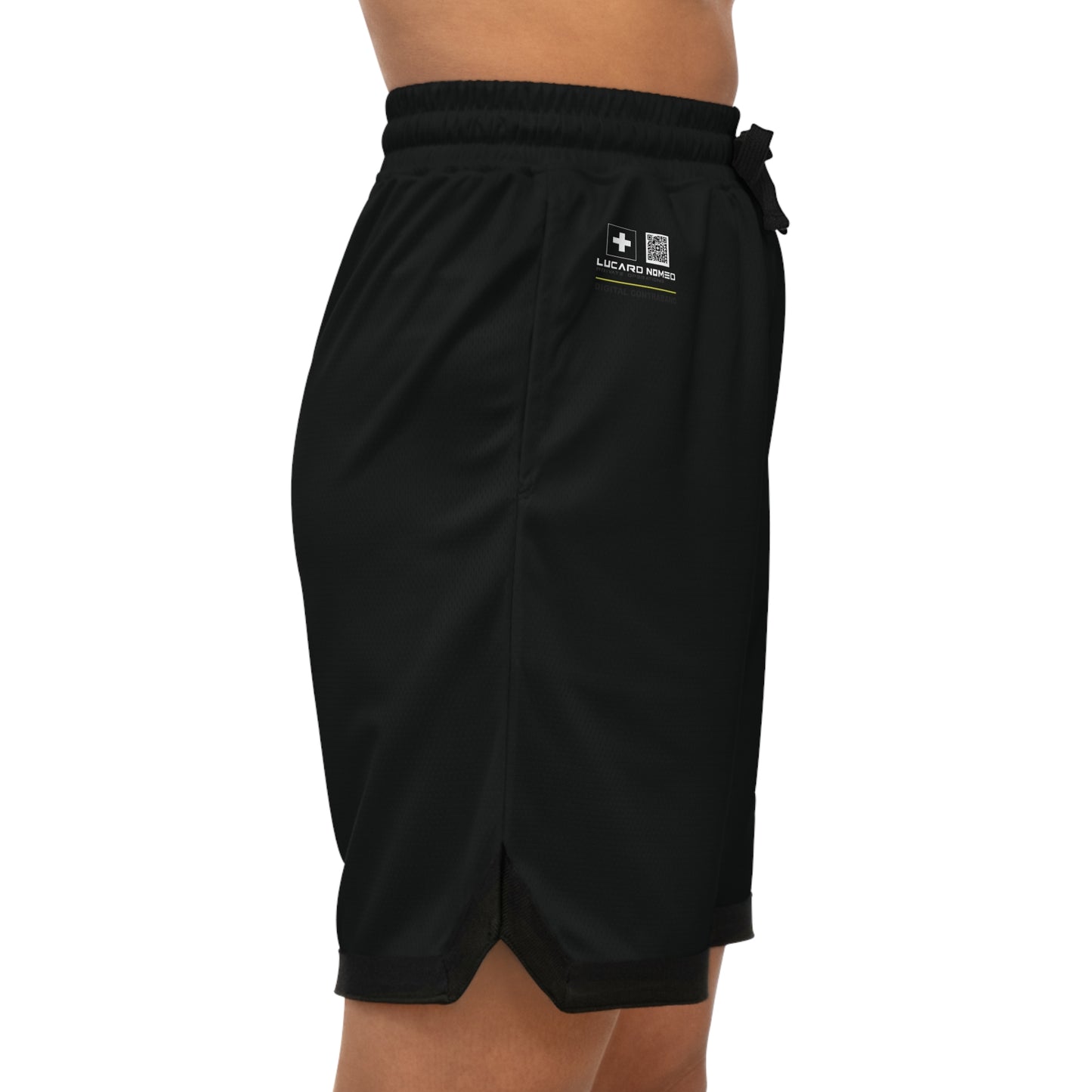 Private Operations v004 - Black Basketball Rib Shorts